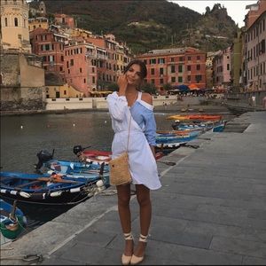 Zara off shoulder tunic/dress size S